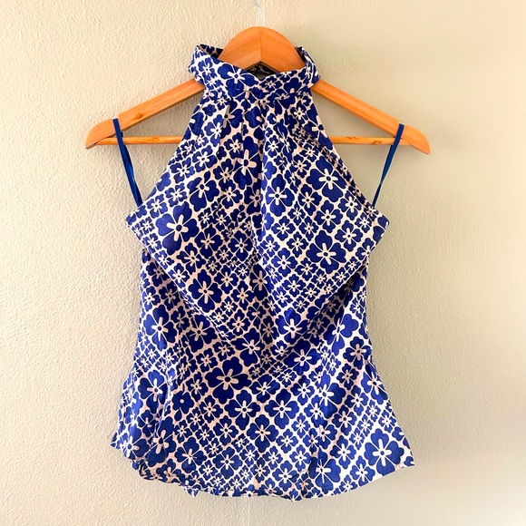 Moschino Tops - Vintage Moschino Floral Halter Top